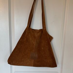 Haute Hippie Brown Suede Tote Bag